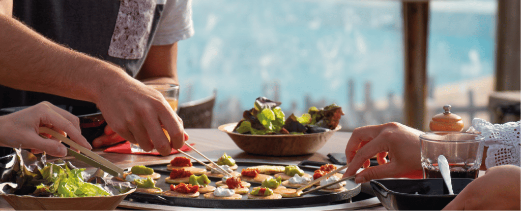 Idee recette TABL'Grill blinis a la plancha et accompagnements